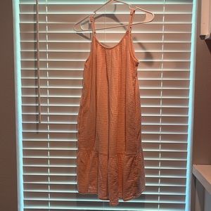 Peach Flowy Dress